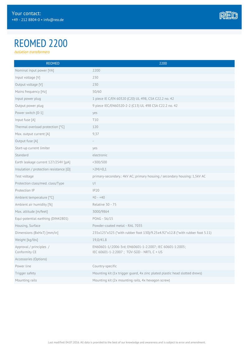 医用电源隔离器 REOMED220(图2)